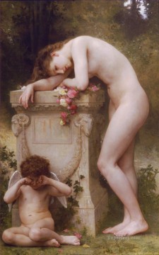 Douleur damour William Adolphe Bouguereau desnudo Pinturas al óleo